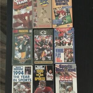 VHS Sports Tapes